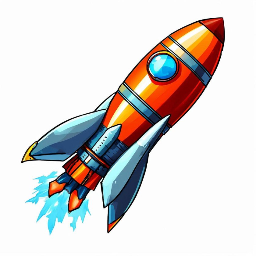 Мультяшная ракета