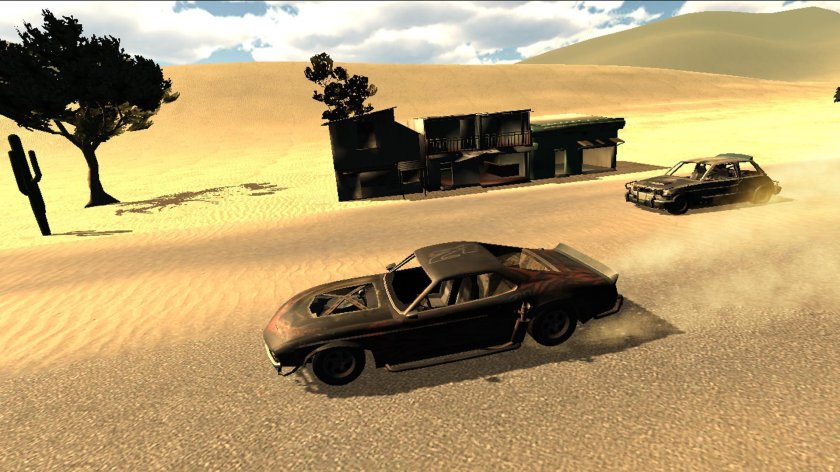 Игра про машину в пустыне