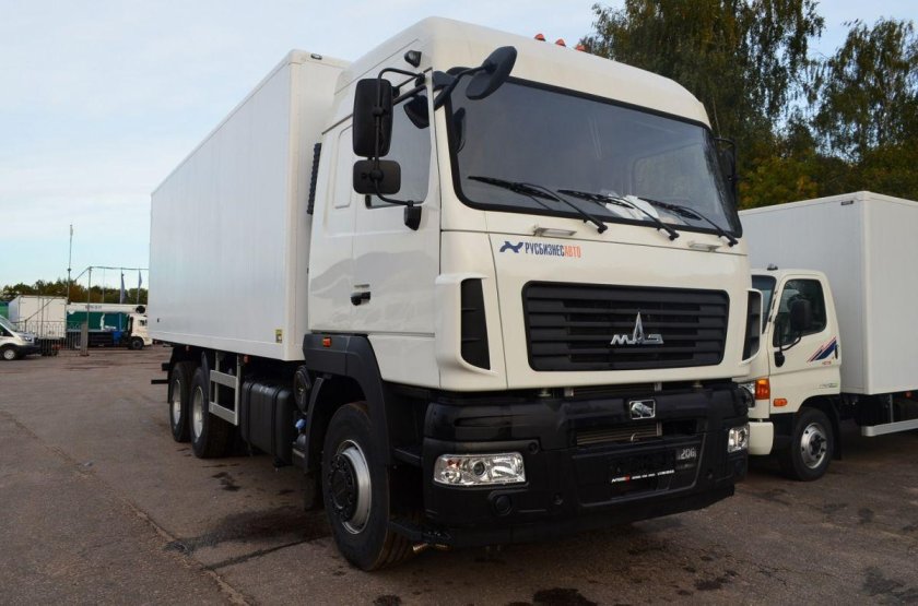 Изотермический фургон МАЗ 6312 с9