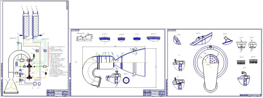 Схема ЖРД рд170