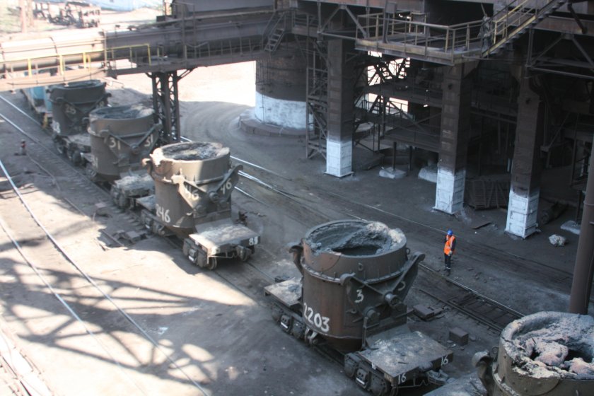 Шлаковоз на Северстали