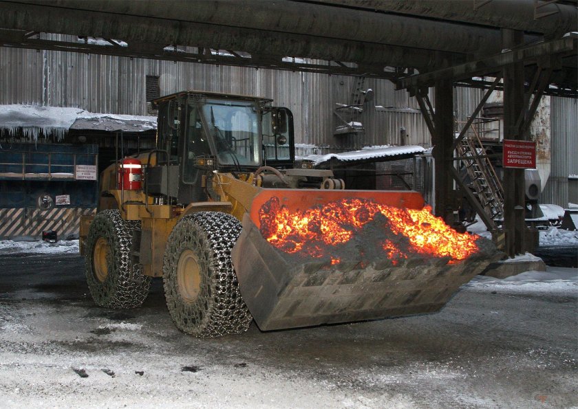 Погрузчики для горячего шлака