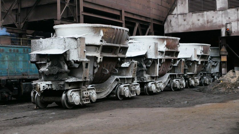 Вагон шлаковоз Железнодорожный