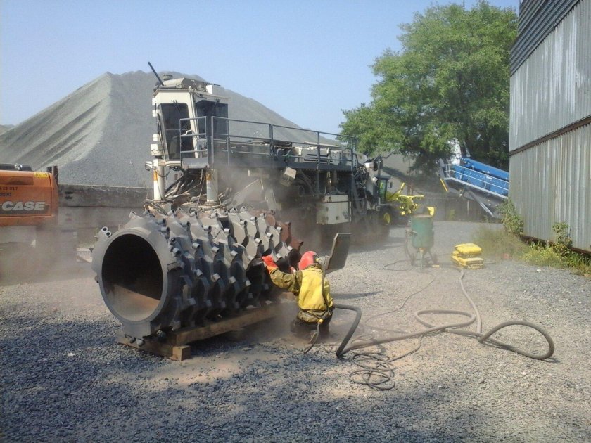 Пескоструй спецтехники