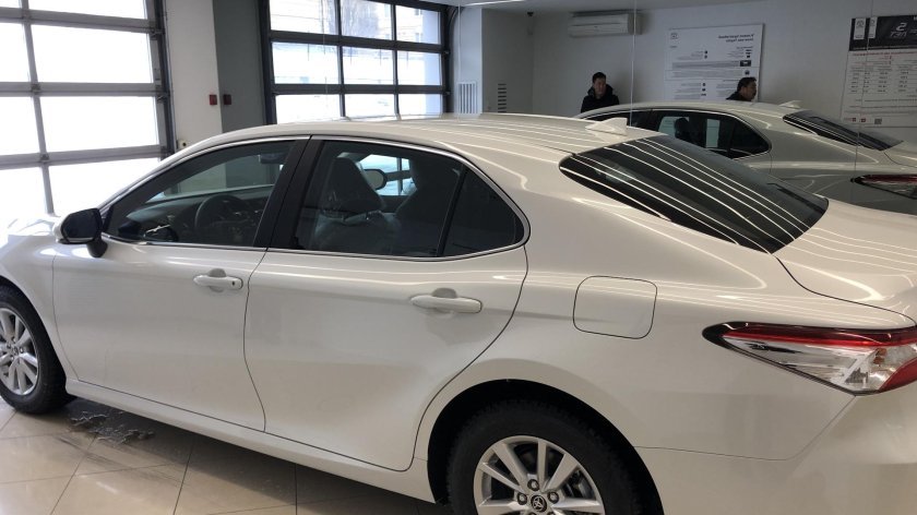 Камри 70 белый перламутр