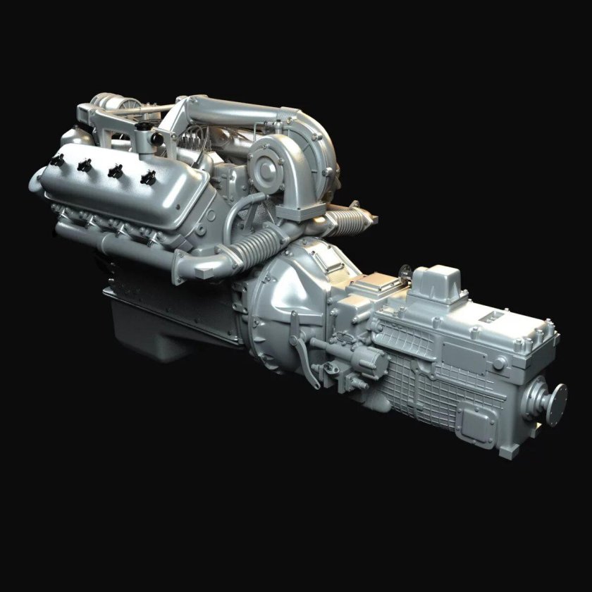 КРАЗ 255 двигатель