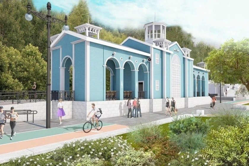 Станция Комсомольская Оренбургской детской железной дороги