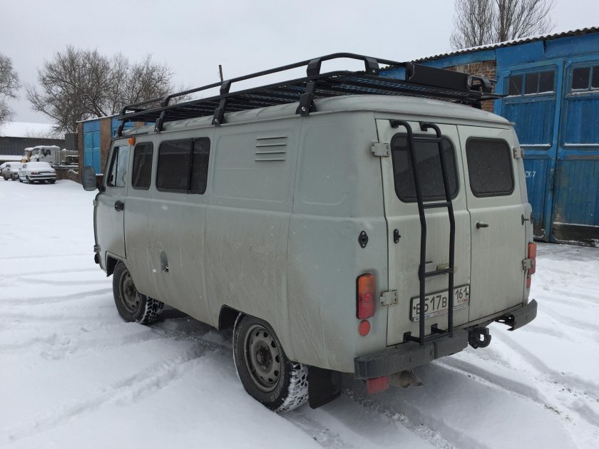 Багажник экспедиционный для УАЗ 3741,2206(микроавтобус) без сетки
