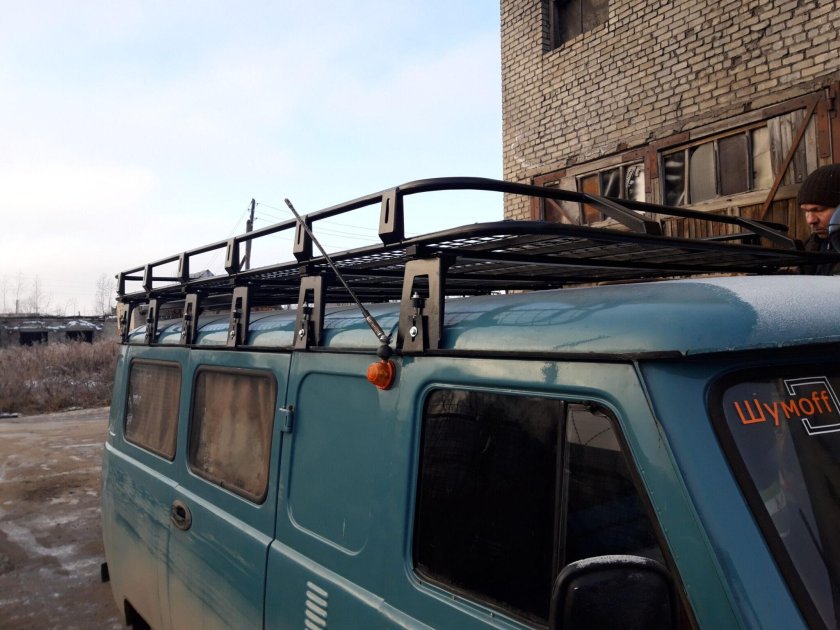 Багажник УАЗ 452 Экспедиция 12 опор