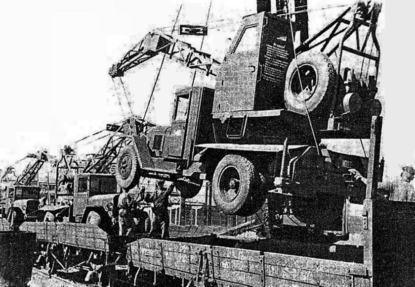 Автокран к-31 на шасси ЗИС-5