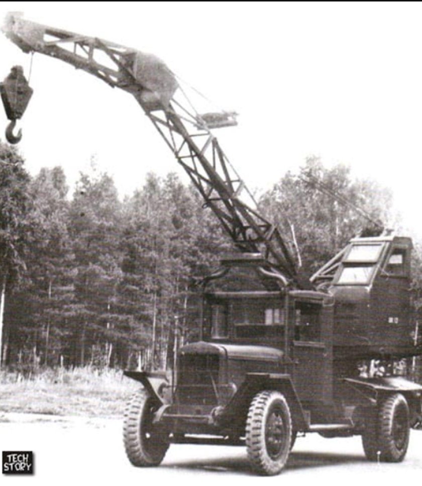 Автокран к-31 на шасси ЗИС-5