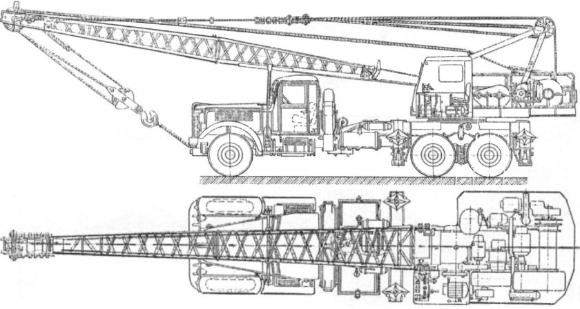 Автомобильный кран КС-4561а