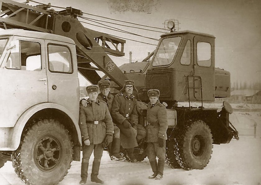 Автокран к-67 на шасси МАЗ-500