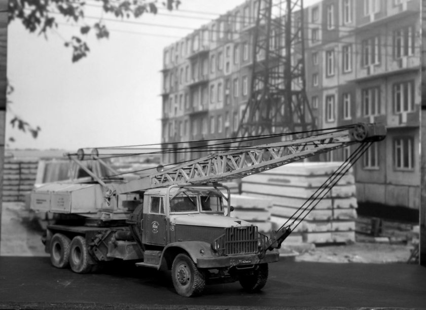 Кран к-104 ЯАЗ-210