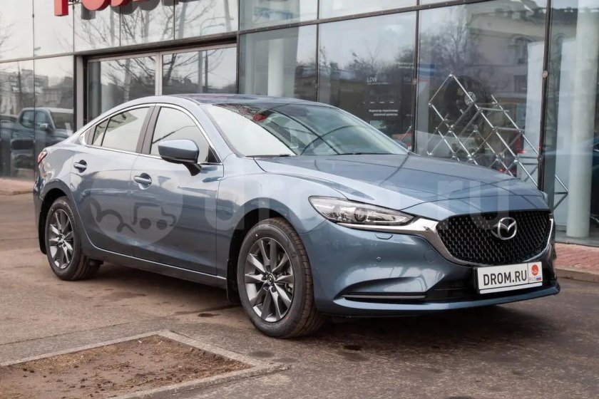 Mazda 6 голубая 2021