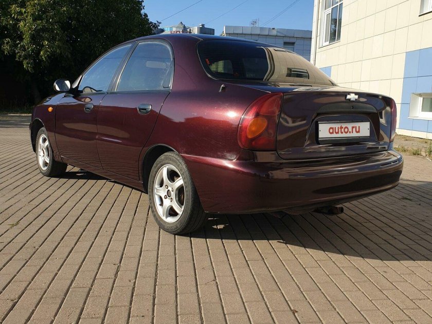 Шевроле ланос 2008 красный