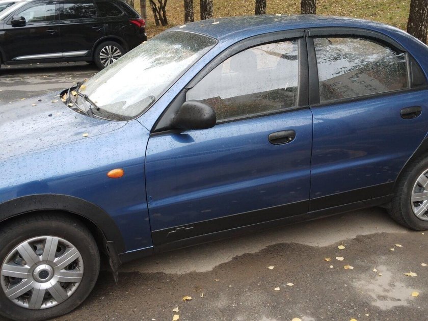 Chevrolet lanos синий 2009