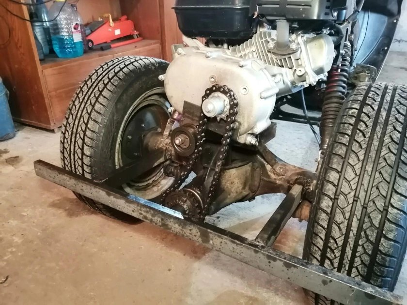 Трицикл Урал с двигателем Лифан