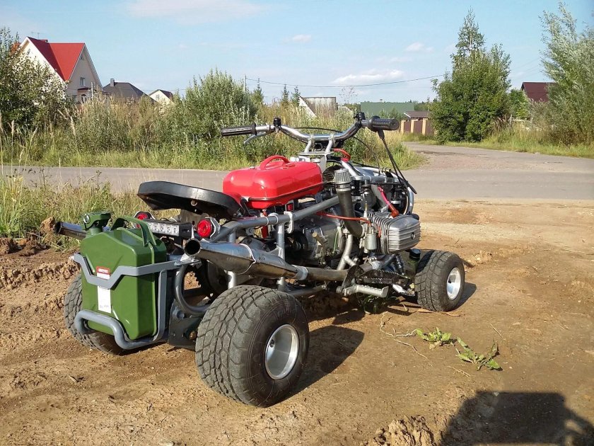 Трактор из мотоцикла Урал