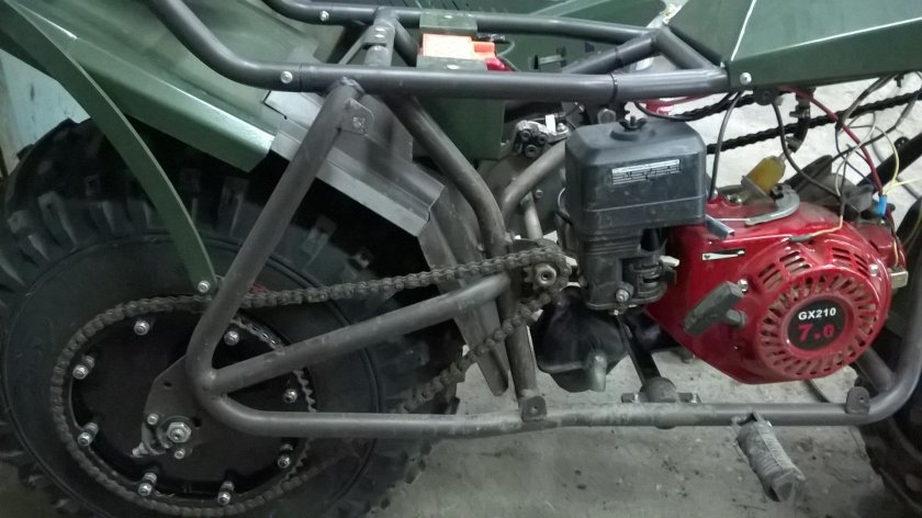 Мотовездеход с двигателем Лифан