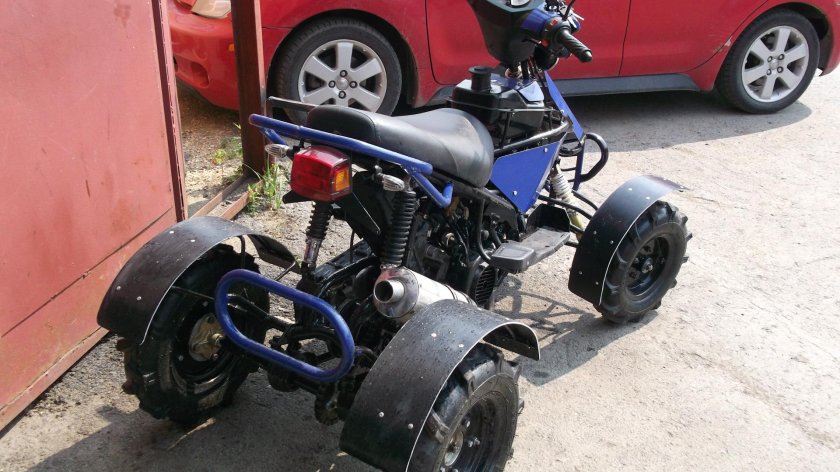Трицикл из скутера 139qmb