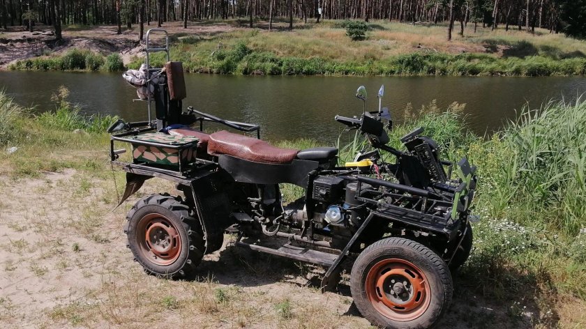 Самодельный квадроцикл с двигателем Лифан 15 л.с