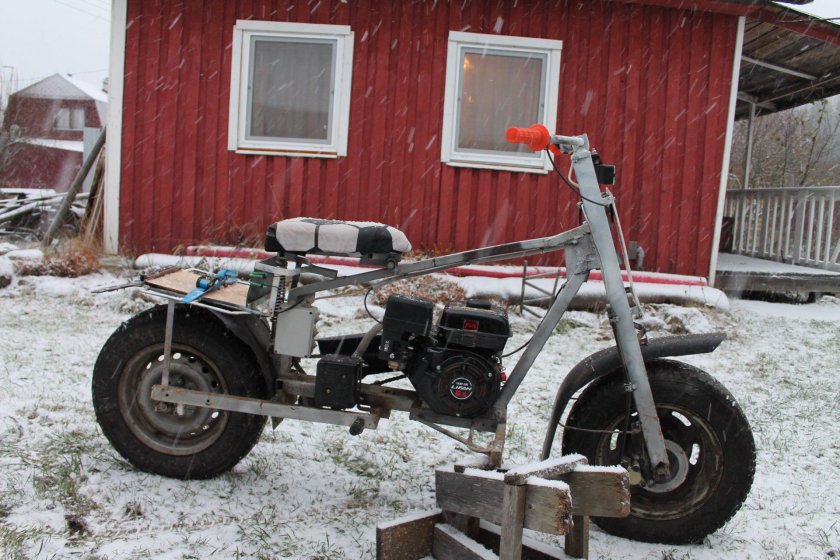 Двигатель от мотоблока на мотоцикл ИЖ