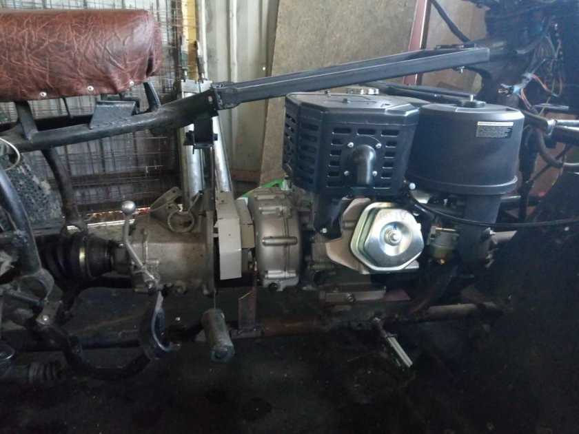 Квадроцикл с двигателем от мотоблока