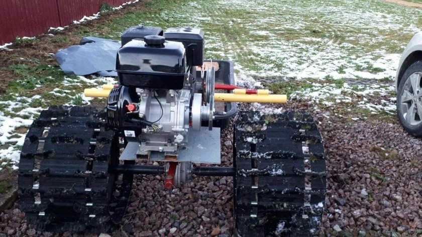 Болотоход 4 х4 из мотоблока Нева