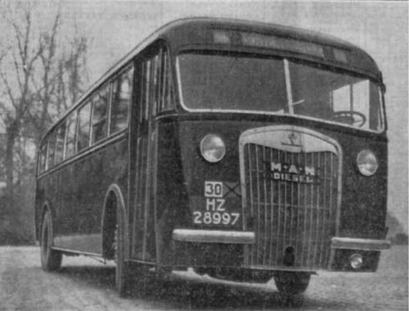 Автобус ман старый
