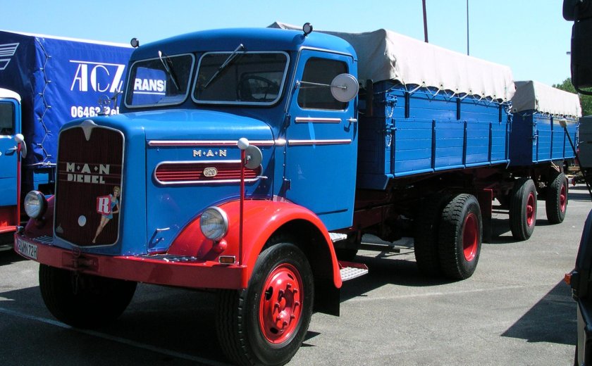 Man грузовик Vintage