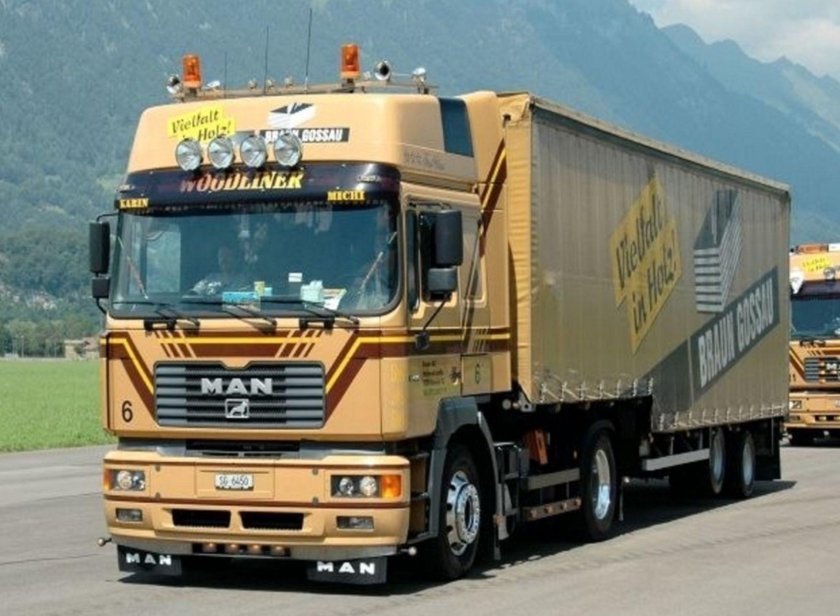 Грузовик ман f2000