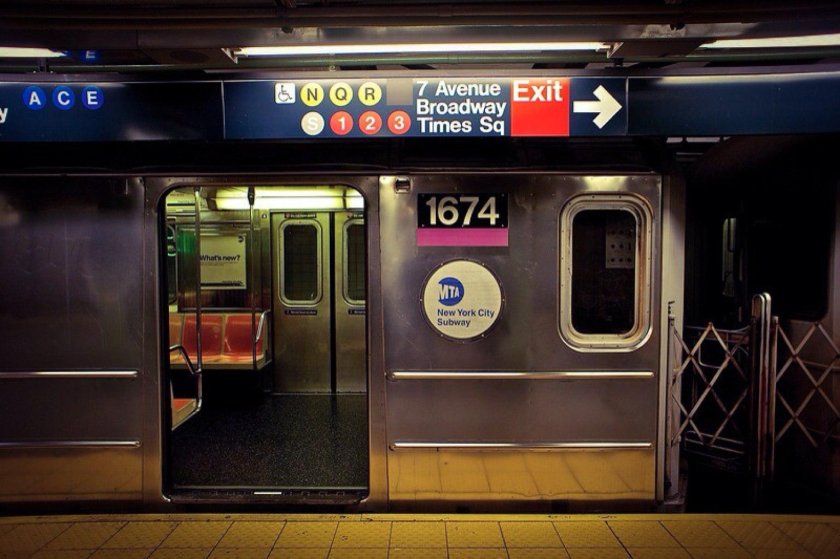 Поезд метро Нью-Йорка