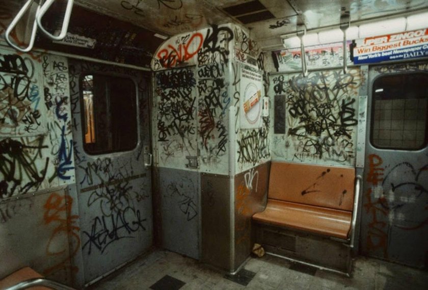 Вагоны метро Нью-Йорка
