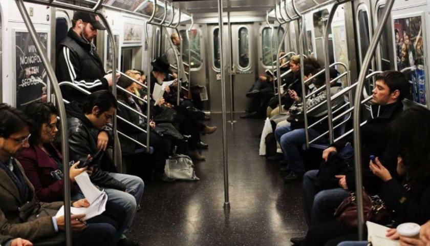 Вагоны метро Нью-Йорка