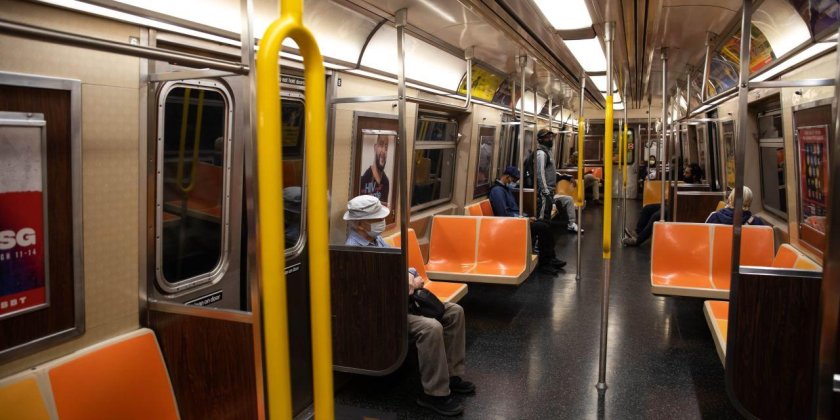 Вагоны метро Нью-Йорка