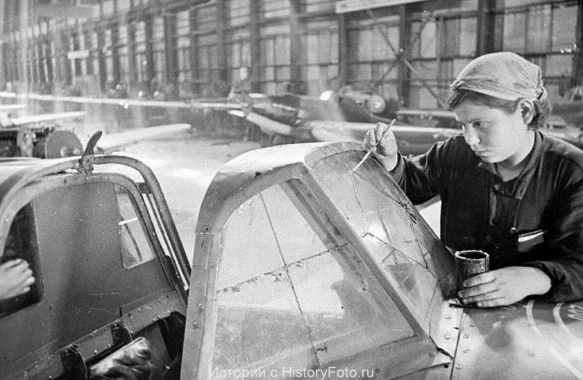 Воронежский завод авиационный ил-2 1942