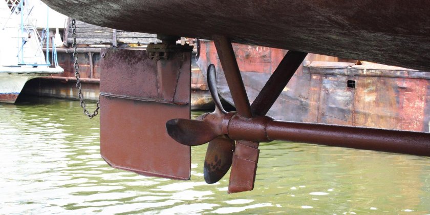 Гребной винт сухогруза 1743