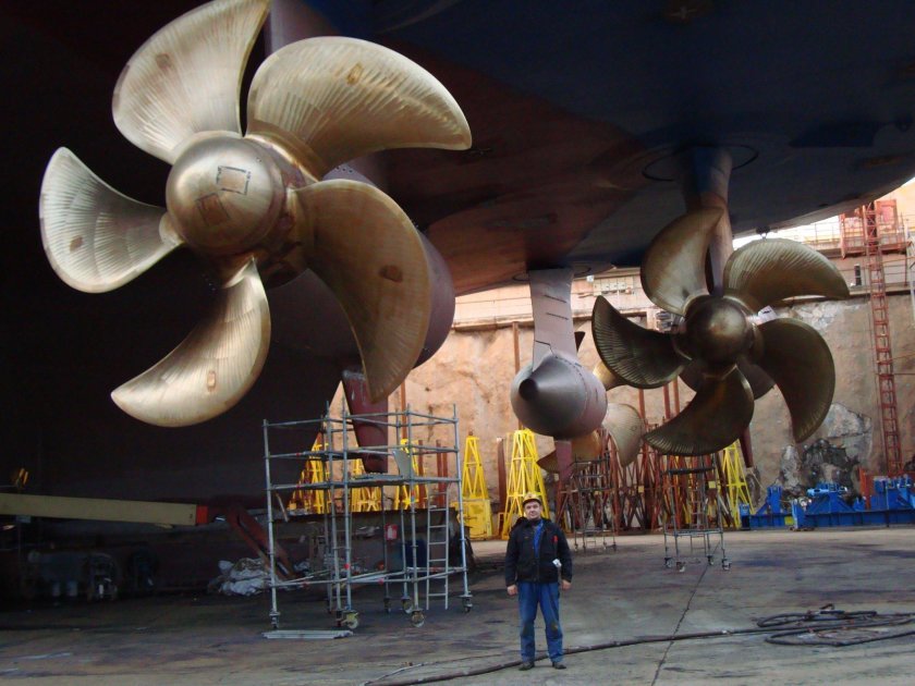 Гребной винт БМК 130м 3d model