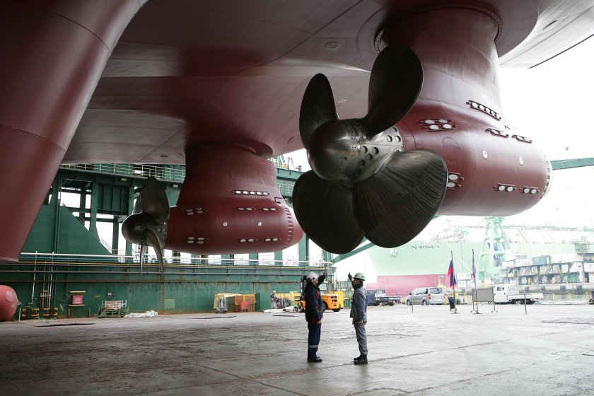 Гребной винт ледокола Арктика