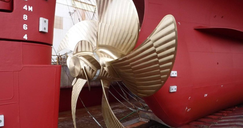 Гребной винт emma maersk