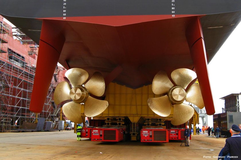 Гребной винт Emma Maersk