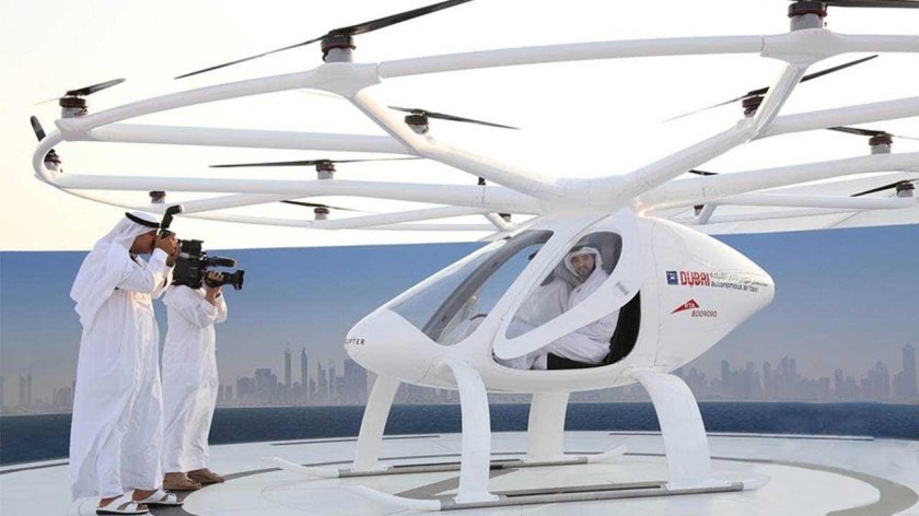 Дубай аэротакси беспилотное