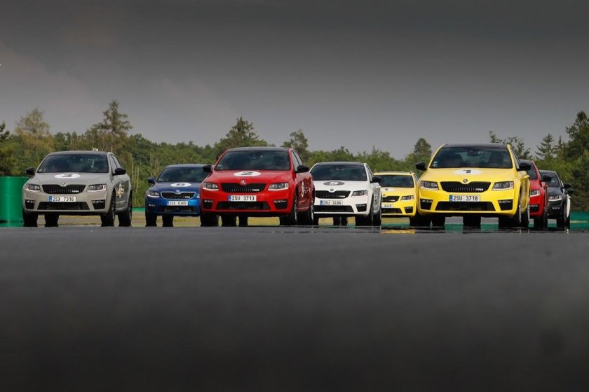 Шильдик RS Skoda