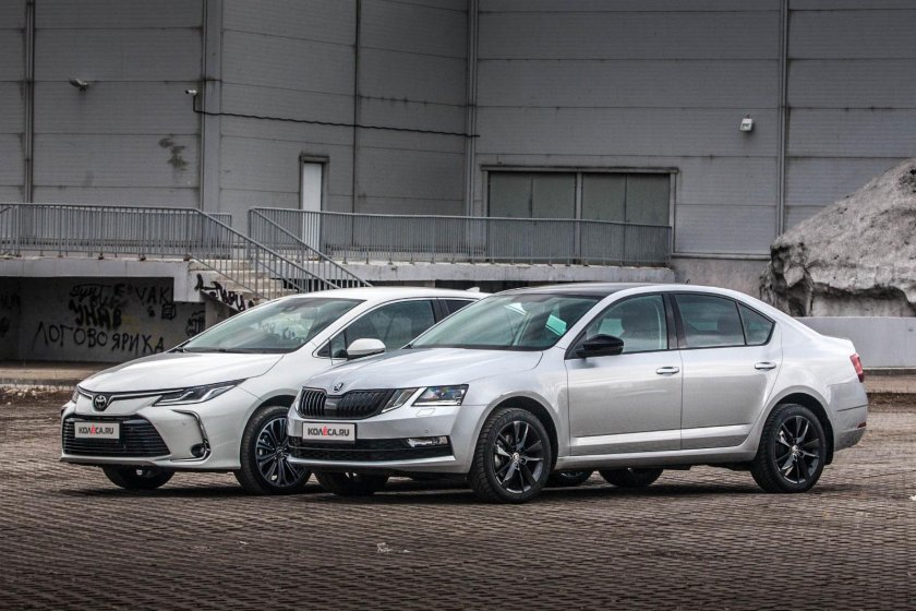 Тойота Королла Шкода Октавия