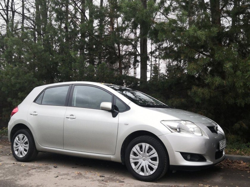 Тойота серая хэтчбек