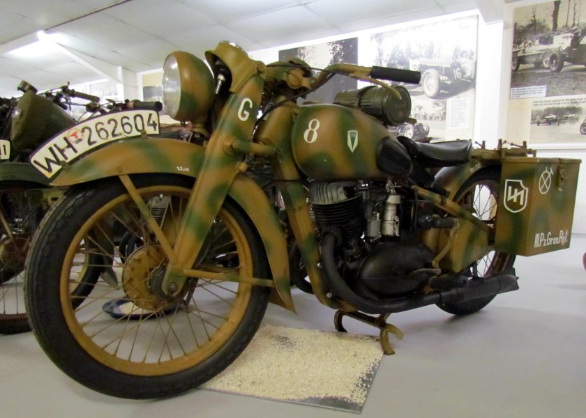 Немецкий мотоцикл 2-й мировой войны