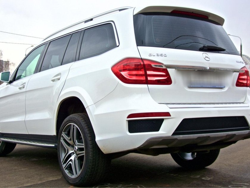 Мерседес gl 350 белый