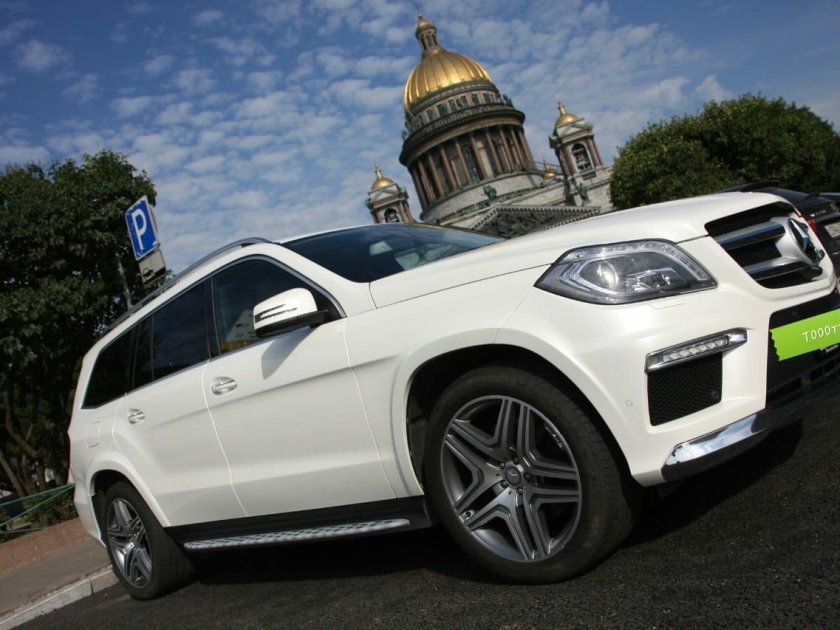 Мерседес джип белый