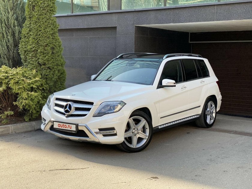 Мерседес GLK белый